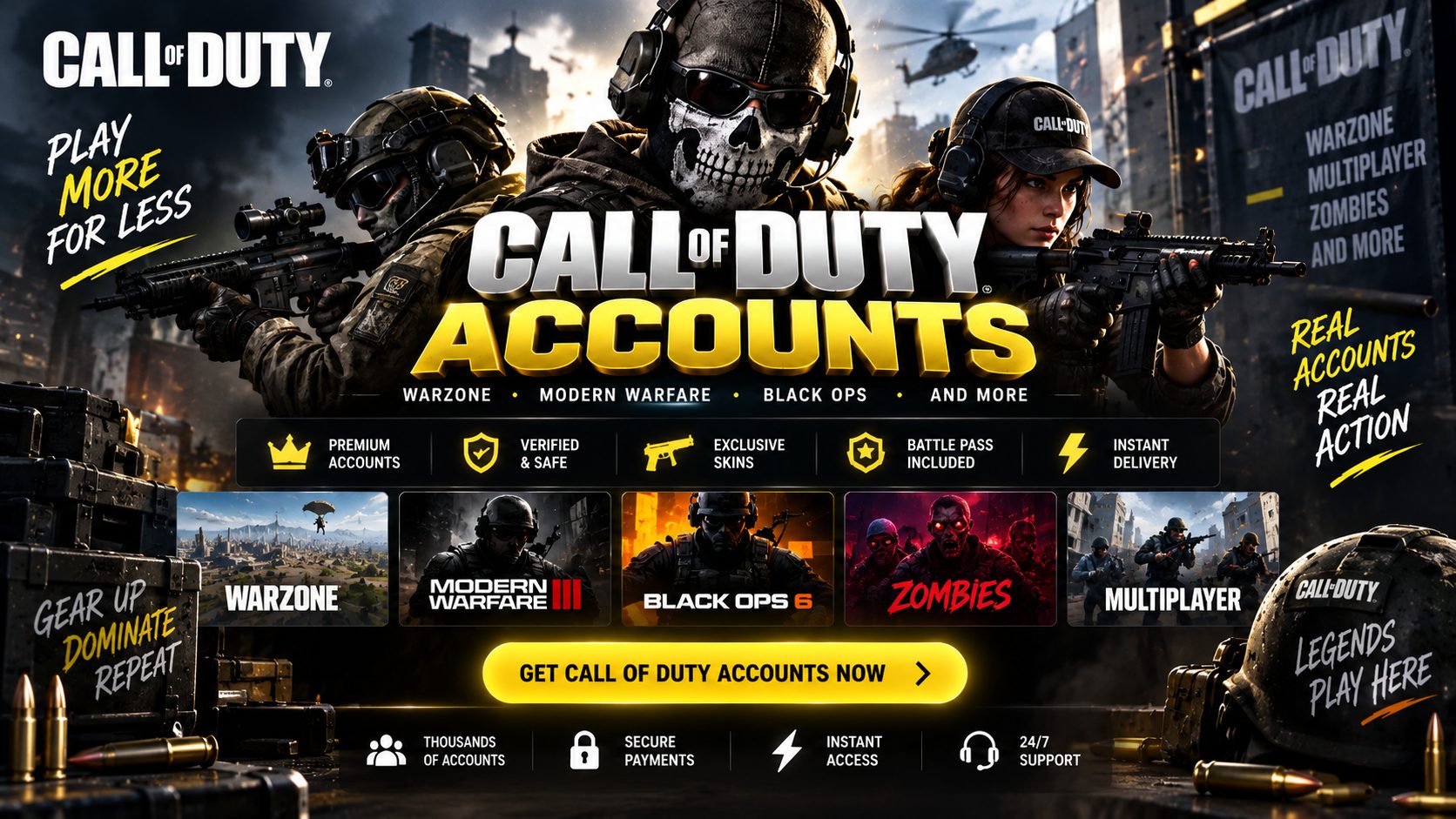 Free Call of Duty Accounts