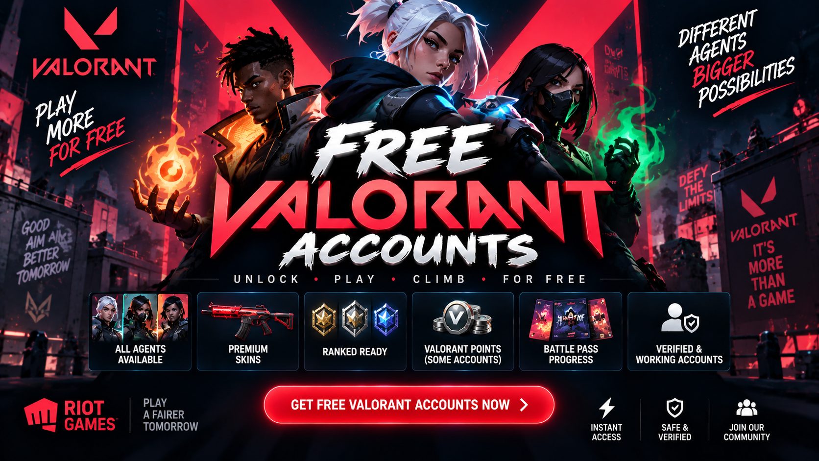 Free Valorant Accounts