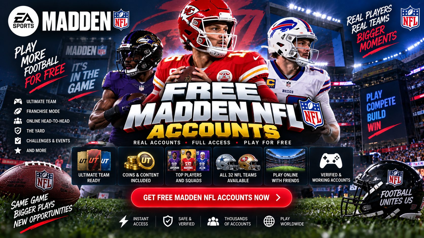 Free Madden NFL Accounts