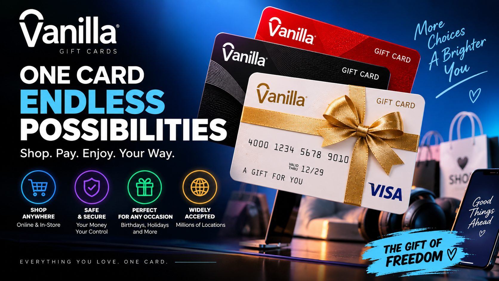 Free Vanilla Gift Cards
