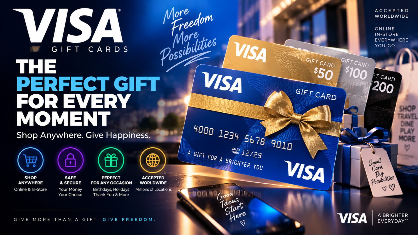Free Visa Gift Cards