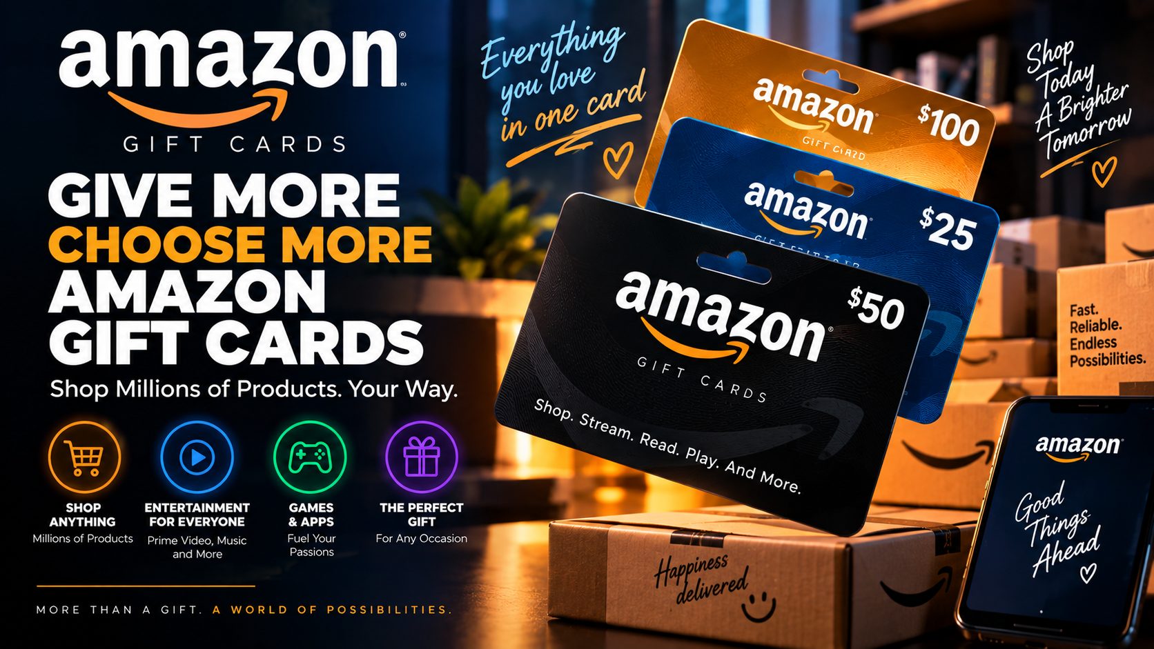Free Amazon Gift Cards